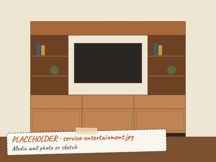 Placeholder: entertainment center